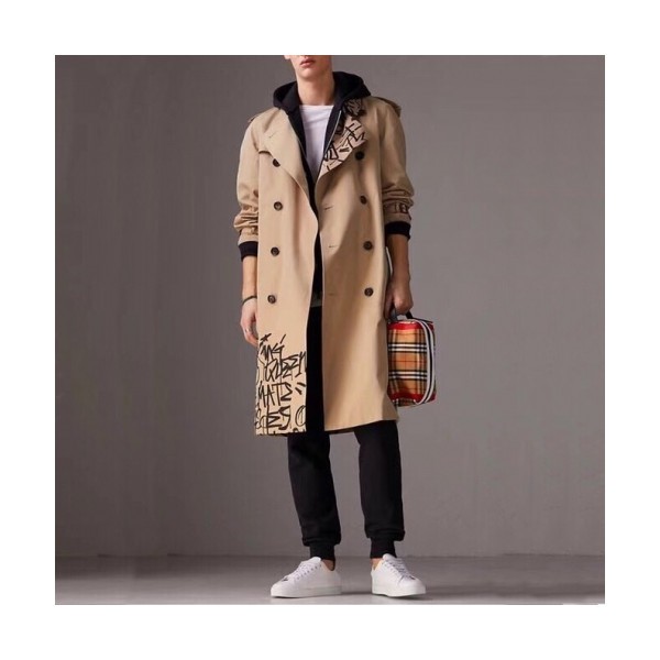 버버리]Burberry 2020 Mens Vintage Cotton Trench Coats - 버버리 2020 남성 빈티지 코튼 트렌치 코트 Bur02304x.Size(s - 2xl).베이지
