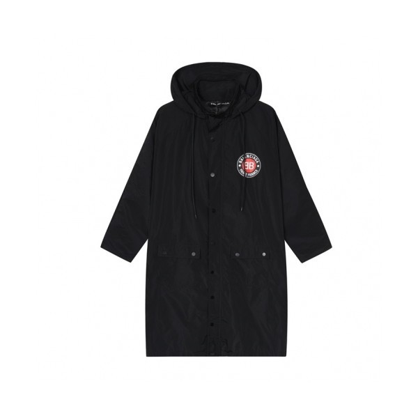 Balenciaga 2020 Mm/Wm Logo Casual Windproof Coats - 발렌시아가 2020 남/녀 로고 캐쥬얼 방풍 코트 Bal0795x Size(s - l) 블랙