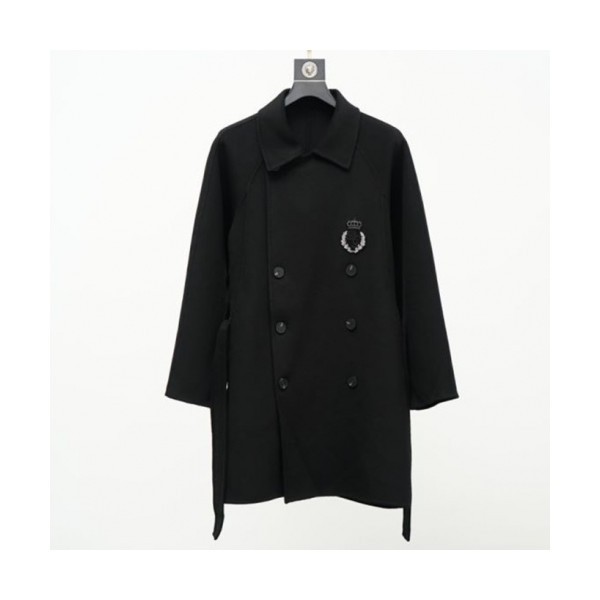 Dolce&Gabbana 2019 Mens Logo Cashmere Coats - 돌체앤가바나 2019 남성 로고 캐시미어 코트 Dol0286x.Size(m - 2xl).블랙