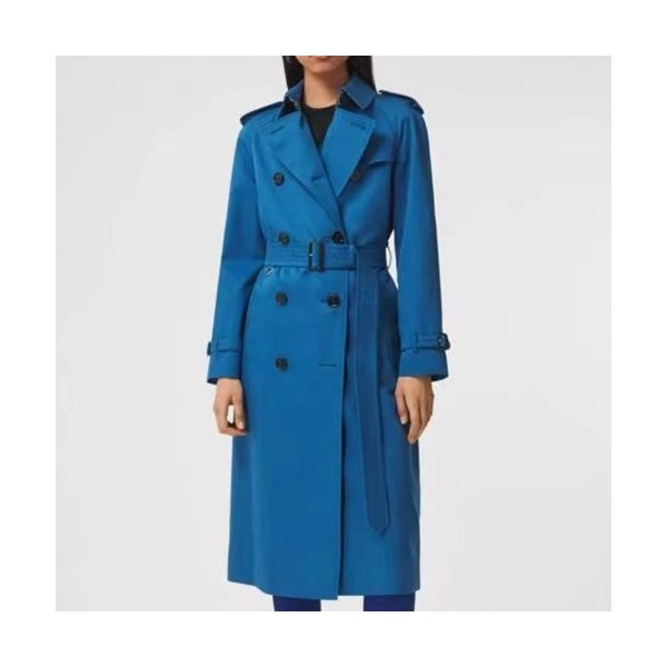 Burberry  Womens Vintage Trench Coats Blue - 버버리 2021 여성 빈티지 트렌치 양면 코트 Bur04111x Size(s - xl) 블루