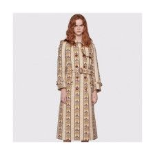 Gucci  Womens Casual Trench Coats Ivory - 구찌 2021 여성 캐쥬얼 트렌치 코트 Guc04515x Size(s - l) 아이보리