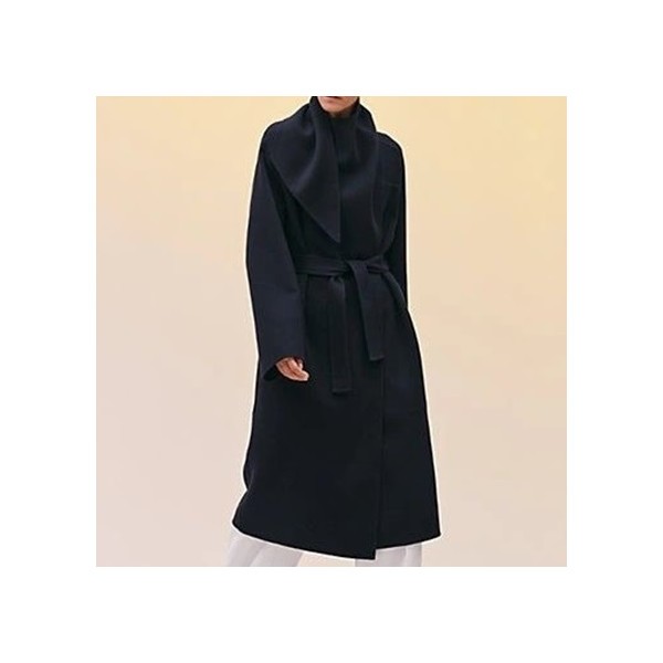에르메스 여성 클래식 블랙 코트 - Hermes Womens Black Coats - her0911x