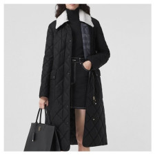 버버리 여성 블랙 다운 코트 - Burberry Womens Black Coats - bur04576x
