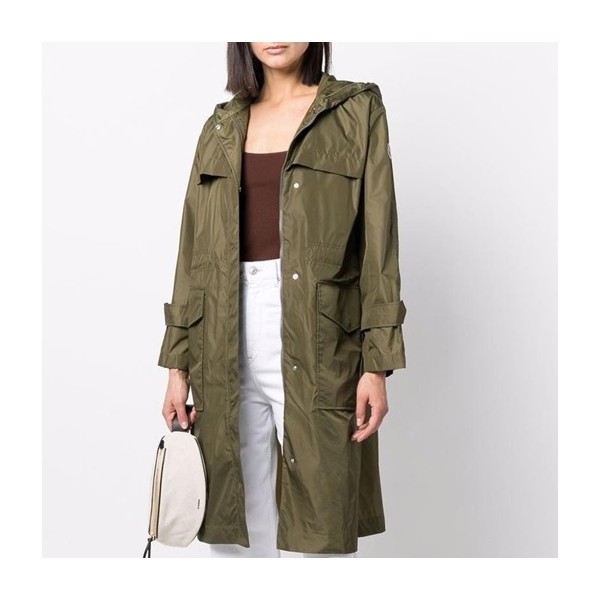 몽클레어 여성 카키 코트 - Moncler Womens Khaki Coats - mo112x
