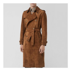 버버리 남자 카멜 가죽 코트 - Mens Camel Coats - bur04506x