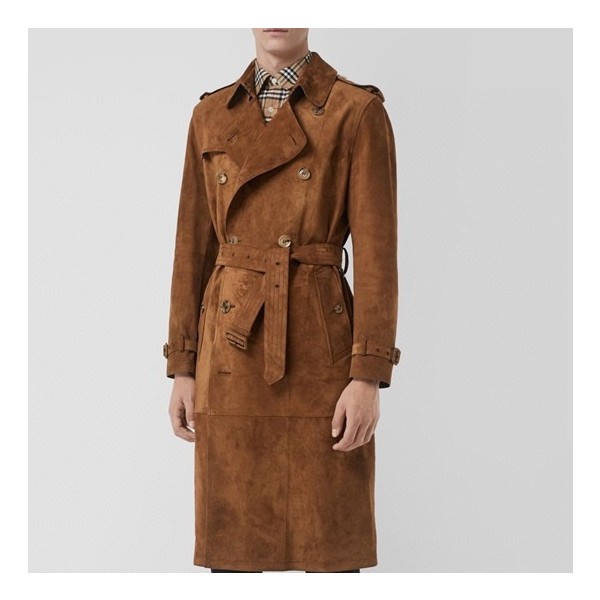 버버리 남자 카멜 가죽 코트 - Mens Camel Coats - bur04506x
