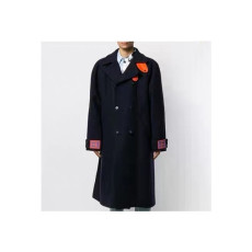 오프화이트 남성 캐쥬얼 네이비 코트 - Mens Navy Coats - off0844x