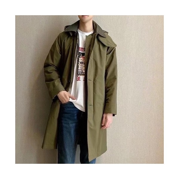 버버리 남성 카키 다운 코트 - Burberry Mens Khaki Coats - bur04542x