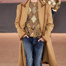 발망 남성 베이지 코트 - Balmain Mens Beige Coats - bam232x