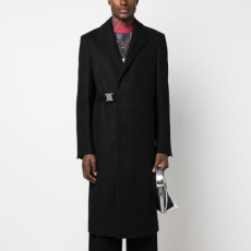 알릭스 남성 트렌디 블랙 코트 - ALYX Mens Black Coats - al08x