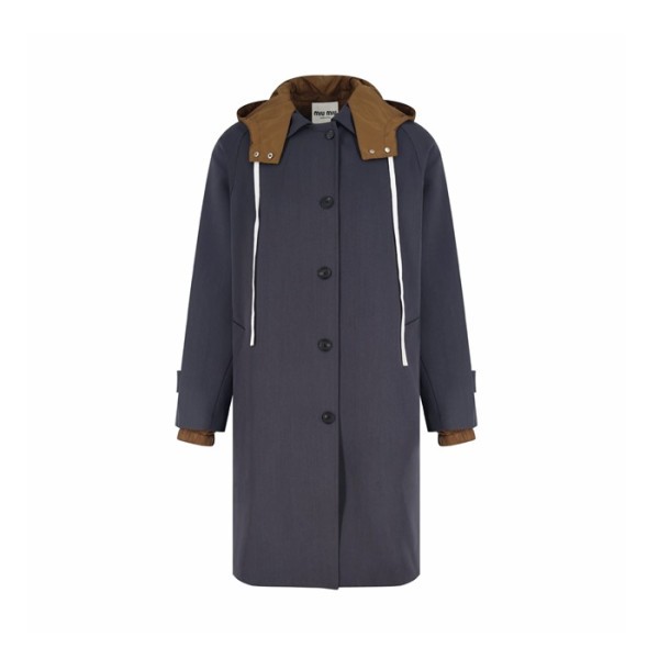 미우미우 남/녀 후드 코트 - Miumiu Unisex Hood Coat - mic12748x