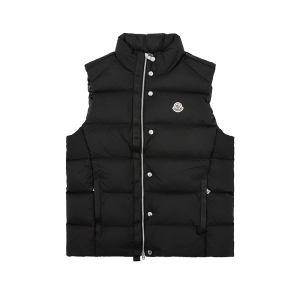 몽클레어 남성 블랙 덕다운 베스트 - Moncler Mens Black Vest - moc168x