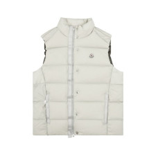 몽클레어 남성 화이트 덕다운 베스트 - Moncler Mens White Vest - moc169x