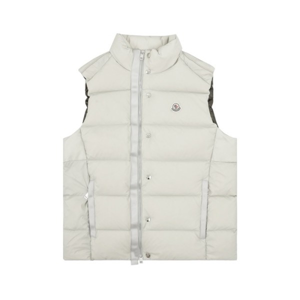 몽클레어 남성 화이트 덕다운 베스트 - Moncler Mens White Vest - moc169x