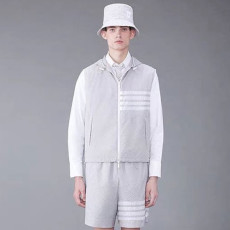 톰브라운 남성 후드 베스트 - Thom Browne Mens Hood Vest - thc2339x