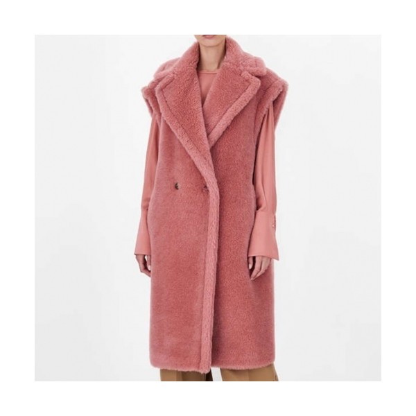 Maxmara Ladies Flannel Best Pink - 막스마라 여성 플란넬 베스트 Max0105x