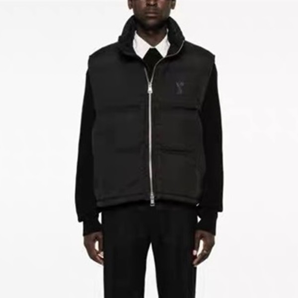 아미 남성 다운 베스트 - Ami Mens Down Vest - amr3240x
