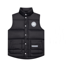 캐나다구스 남/녀 블랙 다운 베스트 - CanadaGoose Unisex Black Vest - can0394x