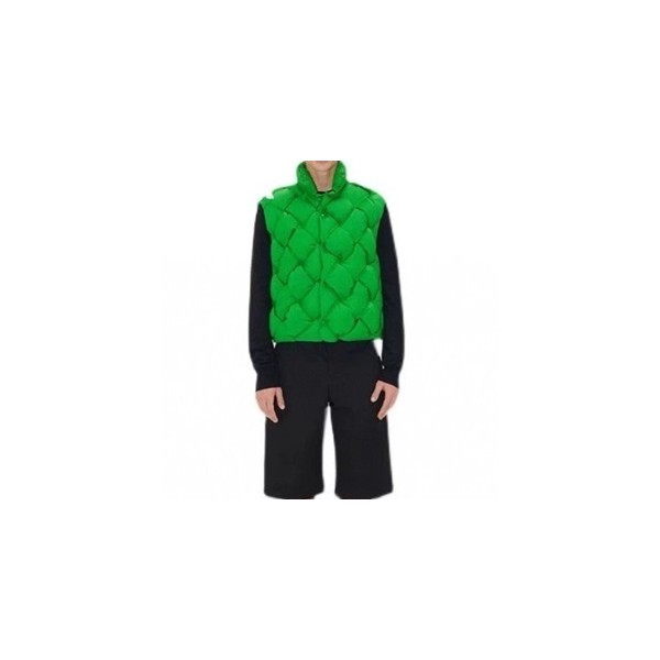 보테가베네타 남/녀 그린 다운 베스트 - Bottega veneta Unisex Green Vest - bv0443x