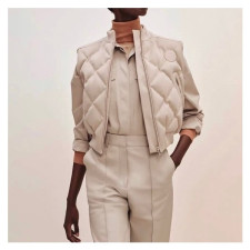 에르메스 여성 베이지 베스트 - Hermes Womens Beige Best - her0912x