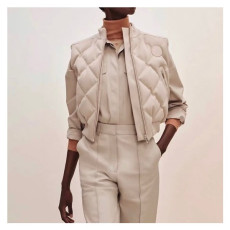 에르메스 여성 베이지 베스트 - Hermes Womens Beige Best - her0912x