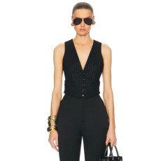 입생로랑 여성 브이넥 베스트 - Saint Laurent Womens V-neck Best - ysc7406x