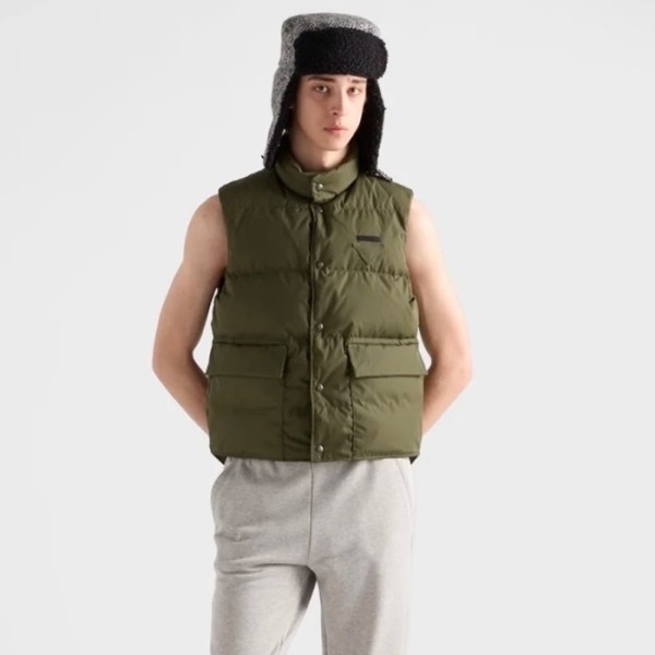 프라다 남성 다운 베스트 - Prada Mens Down Vest - prc8286x