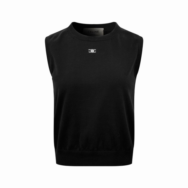 셀린느 여성 라운드 베스트 - Celine Womens Round Vest - cec15414x