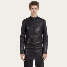 발렌티노 남성 가죽 자켓 - Valentino Mens Leather Jacket - vac2733x