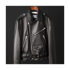 매장판] Balenciaga 2018 Ladies Leather Jacket - 발렌시아가 여성 가죽 자켓 Bal0085x,Size(S - 2XL)블랙