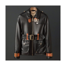 커스텀급]Burberry 2019 Womens Vintage Sheepskin Jacket - 버버리 2019 여성 빈티지 양가죽 자켓 Bur0875x.Size(s - xl).블랙