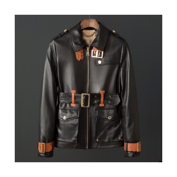 커스텀급]Burberry 2019 Womens Vintage Sheepskin Jacket - 버버리 2019 여성 빈티지 양가죽 자켓 Bur0875x.Size(s - xl).블랙