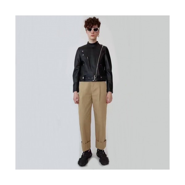Acne Sstudios 2019 Womens Casual Leather Jacket - 아크네 2019 여성 캐쥬얼 가죽자켓 Acn0019x.Size(s - xl).블랙