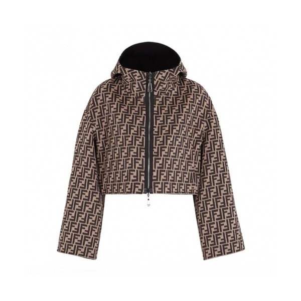 Fendi 2019 Womens Casual Cashmere Leather Jacket - 펜디 2019 여성 캐쥬얼 캐시미어 레더 자켓 Fen0434x.Size(s - l).블랙