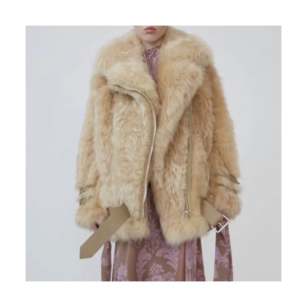 아크네]Acne Sstudios 2020 Womens Luxury Leather Jackets - 아크네 2020 여성 럭셔리 가죽 자켓 Acn0050x.Size(s - l).베이지