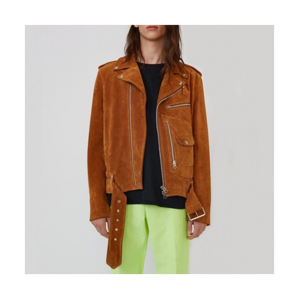 아크네]Acne Sstudios 2020 Mm/Wm Casual Leather Jackets - 아크네 2020 남자 캐쥬얼 가죽 자켓 Acn0051x.Size(m - 3xl).브라운