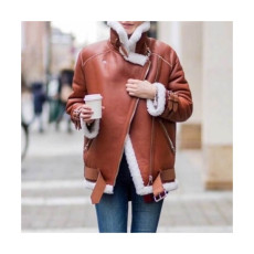 아크네]Acne Sstudios 2020 Womens Casual Leather Jacket - 아크네 2020 여성 캐쥬얼 가죽 자켓 Acn0109x.Size(xs - xl).버건디