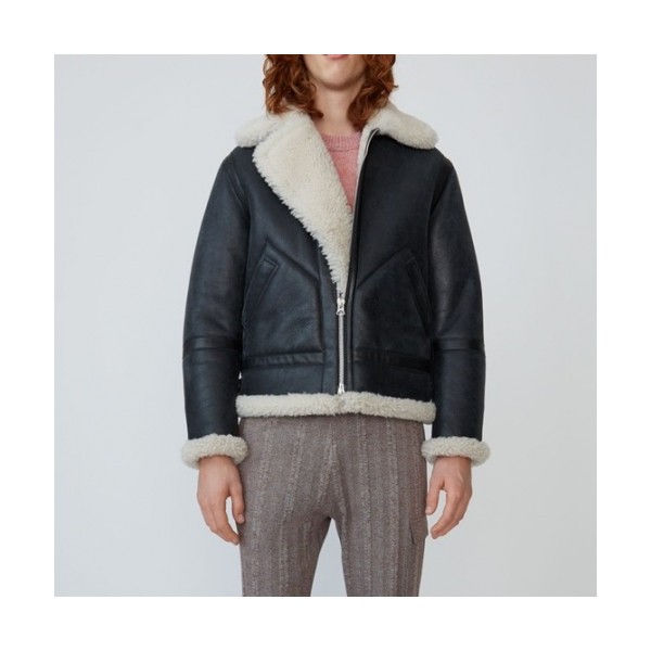 Acne Sstudios  Mm/Wm Casual Leather Jackets Black - 아크네 2021 남/녀 캐쥬얼 가죽 자켓 Acn0129x Size(s - 3xl) 블랙