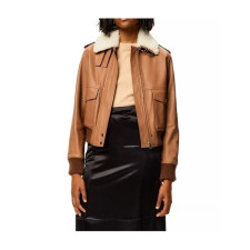 로에베 여성 가죽 자켓 - Loewe Womens Leather Jackets - loe0664x