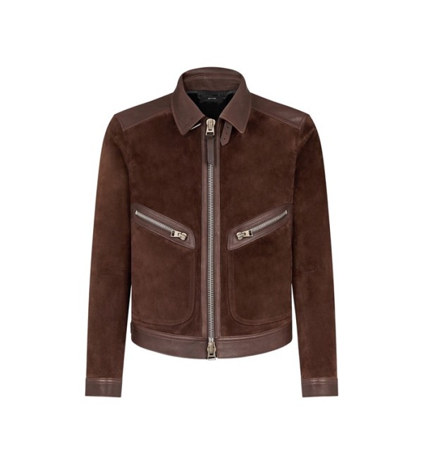 톰포드 남성 가죽 자켓 - Tom Ford Mens Leather Jacket - toc8333x
