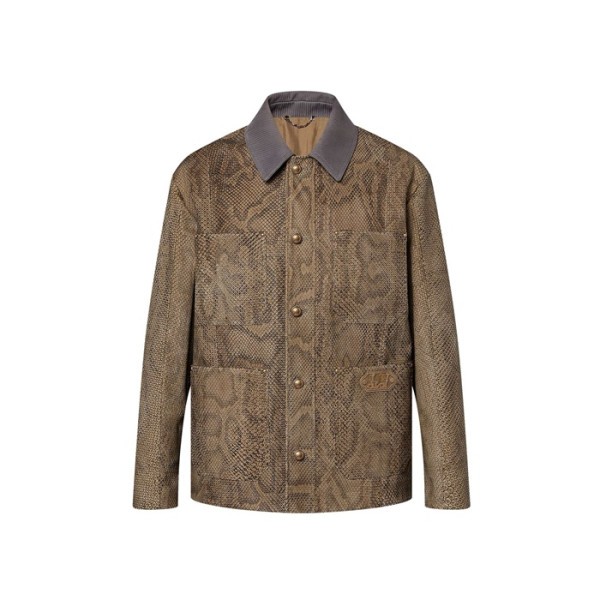 루이비통 남성 가죽 재킷 - Louis vuitton Mens Leather Jacket - lvc8338x
