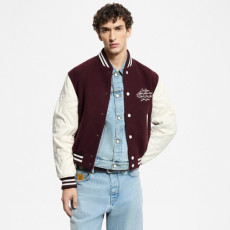 루이비통 남성 가죽 재킷 - Louis vuitton Mens Leather Jacket - lvc8442x