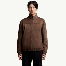 몽클레어 남성 가죽 자켓 - Moncler Mens Leather Jacket - moc12255x