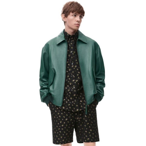 로에베 남성 가죽 자켓 - Loewe Mens Leather Jacket - loc12774x