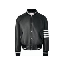 톰브라운 남성 가죽 자켓 - Thom Browne Mens Leather Jacket - thc16454x