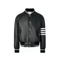 톰브라운 남성 가죽 자켓 - Thom Browne Mens Leather Jacket - thc16454x