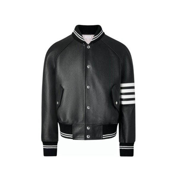 톰브라운 남성 가죽 자켓 - Thom Browne Mens Leather Jacket - thc16454x