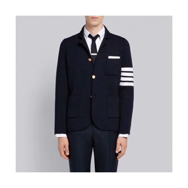 Thom Browne 2020 Mens Casual Wool Suit Jackets - 톰브라운 2020 남성 캐쥬얼 울 슈트 자켓 Thom0550x.Size(s - xl).네이비