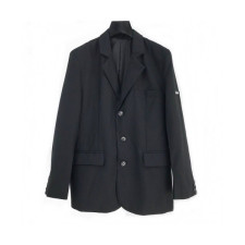 Balenciaga 2019 Mm/Wm Logo Cotton Suit Jackets - 발렌시아가 2019 남자 로고 코튼 슈트 재킷 Bal0530x.Size(s - m).블랙