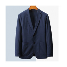 Ermenegildo Zegna 2020 Mens Business Cotton Suit Jackets - 에르메네질도 제냐 2020 남성 비지니스 코튼 슈트 자켓 Zeg0137x.Size(m - 3xl).네이비
